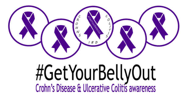 #GetYourBelly0ut Crohn's Disease & Ulcerative Colitis awareness 